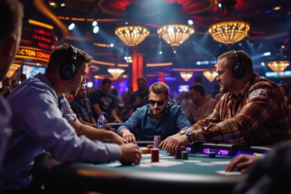 Professional poker tournament